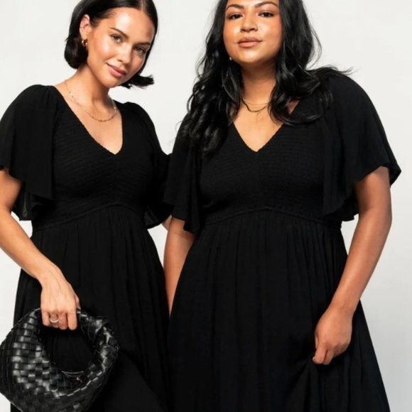 Holly Girl Sophia Dress in Black - Picture 2 of 4